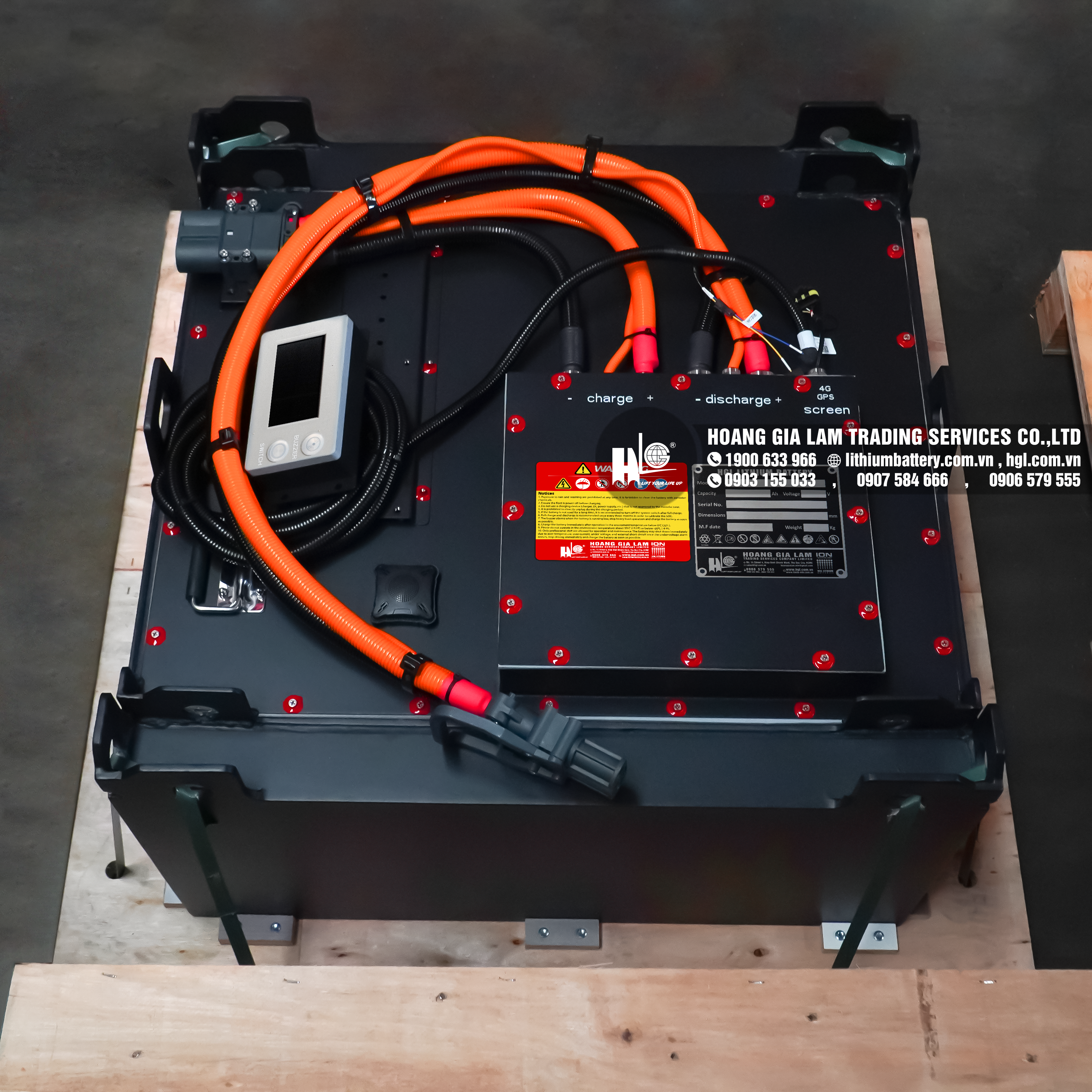 HGL lithium forklift battery 51.2V-460Ah