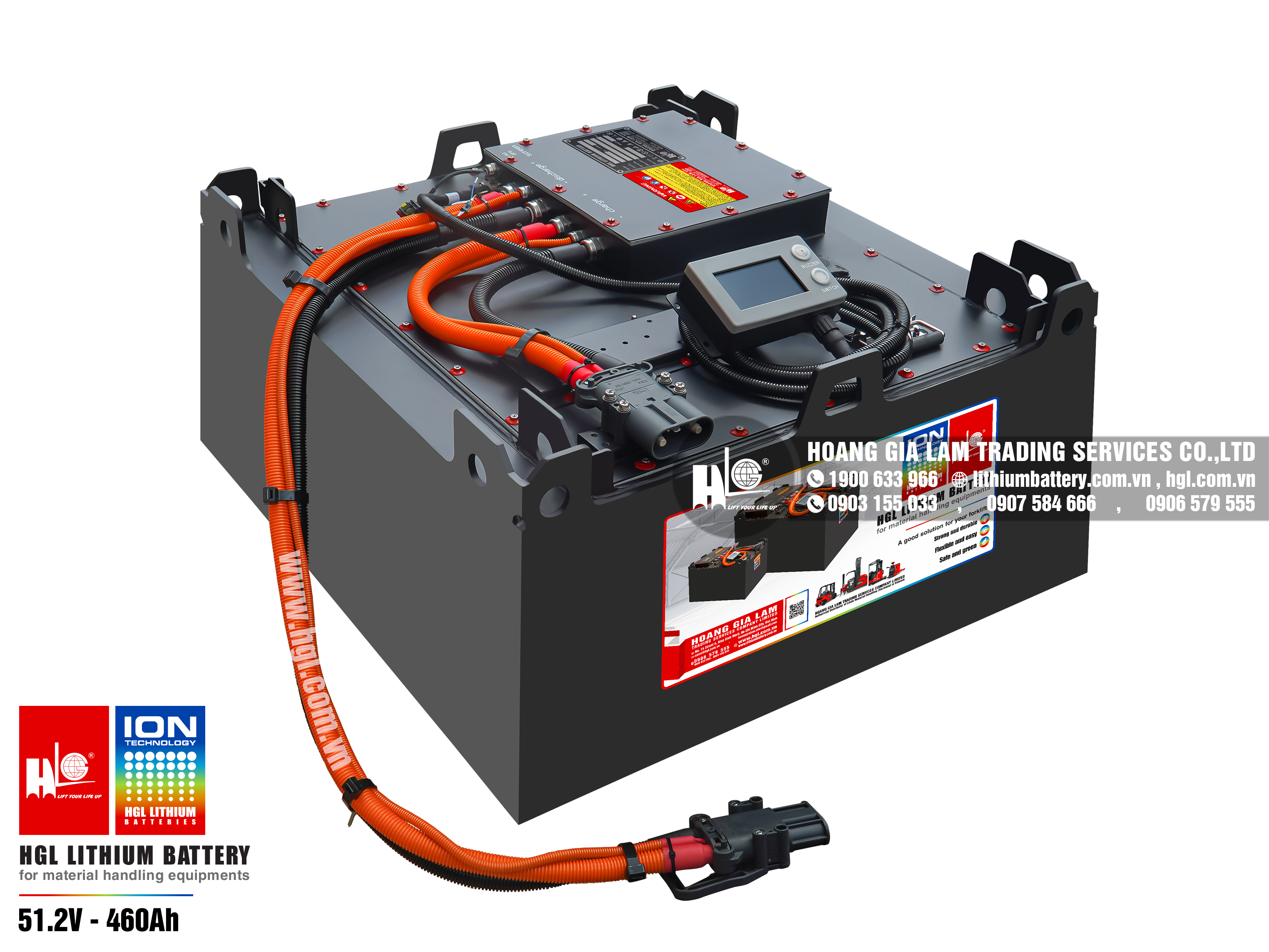 HGL Lithium Forklift Battery 51.2V-460Ah