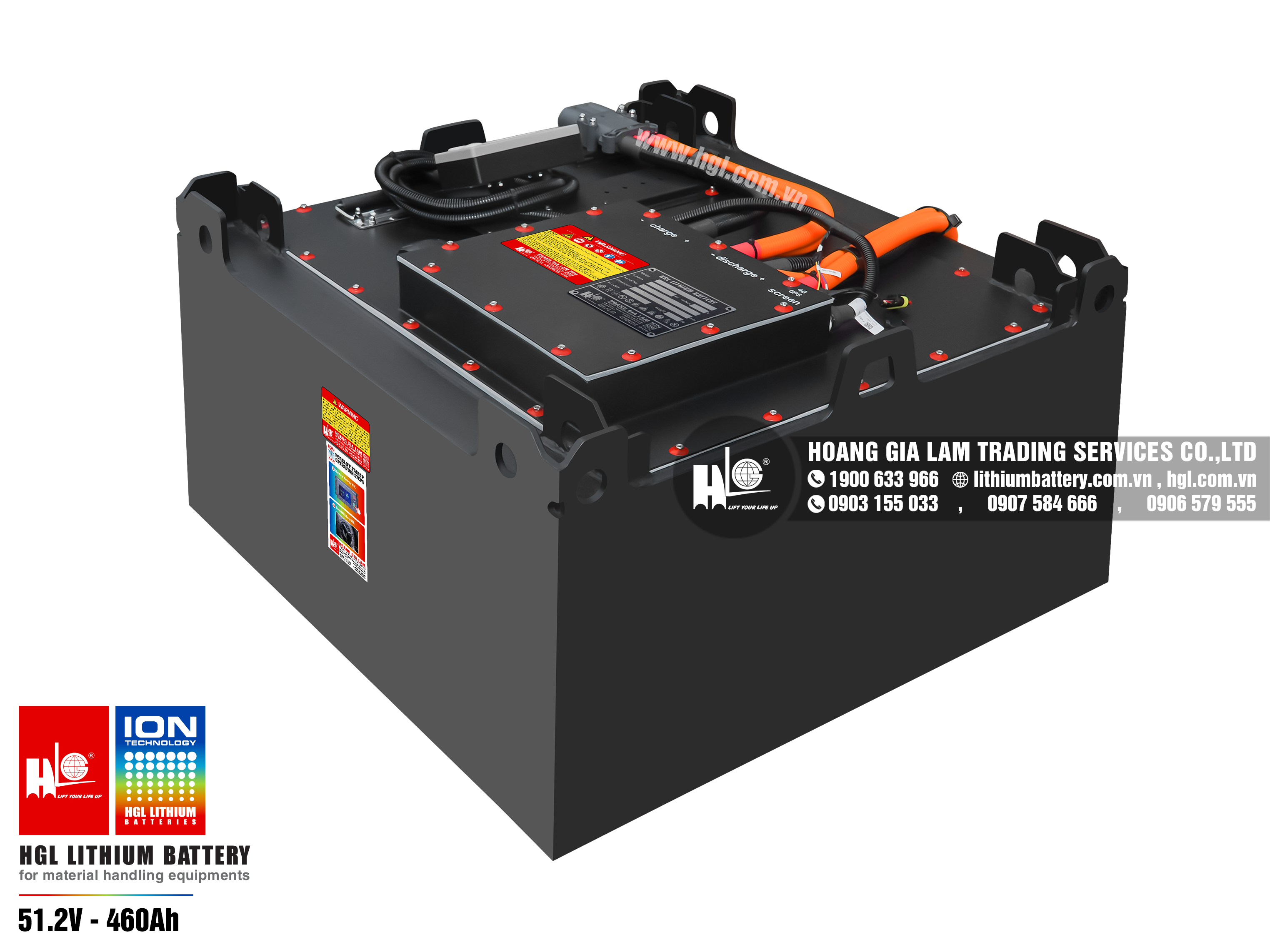 HGL Lithium Forklift Battery 51.2V-460Ah
