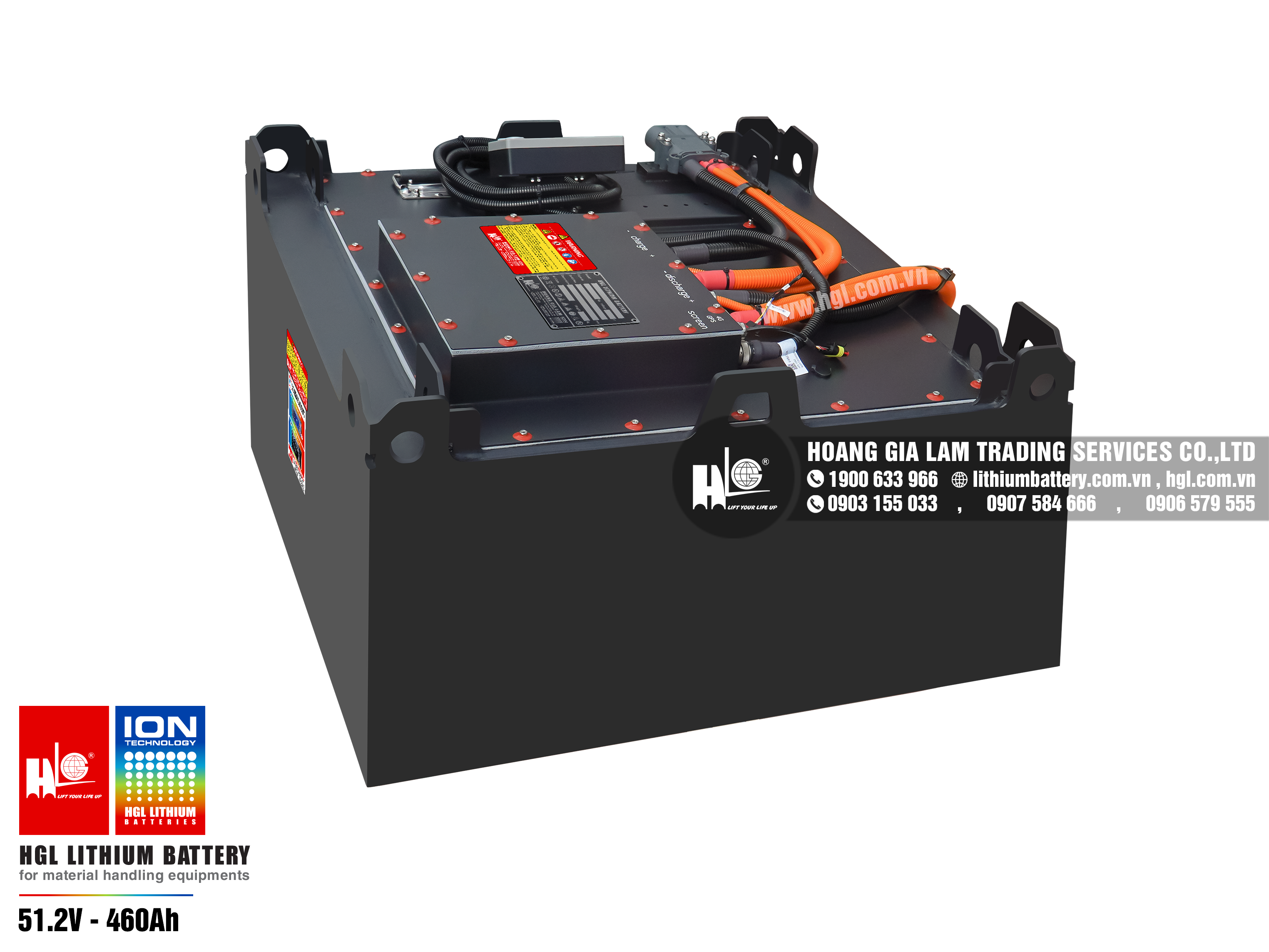 HGL Lithium Forklift Battery 51.2V-460Ah