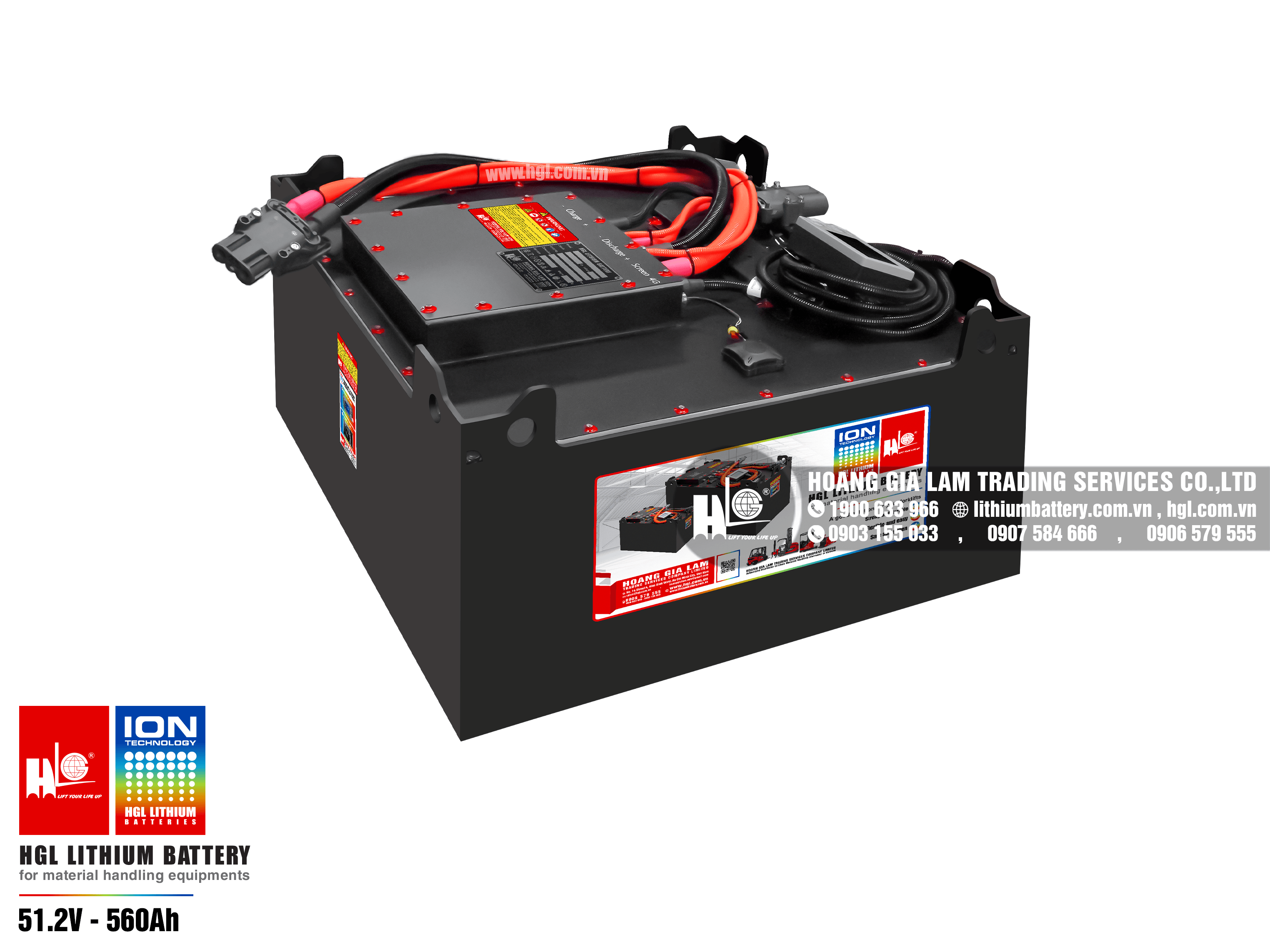 Lithium battery forklift HGL 51.2V-560Ah