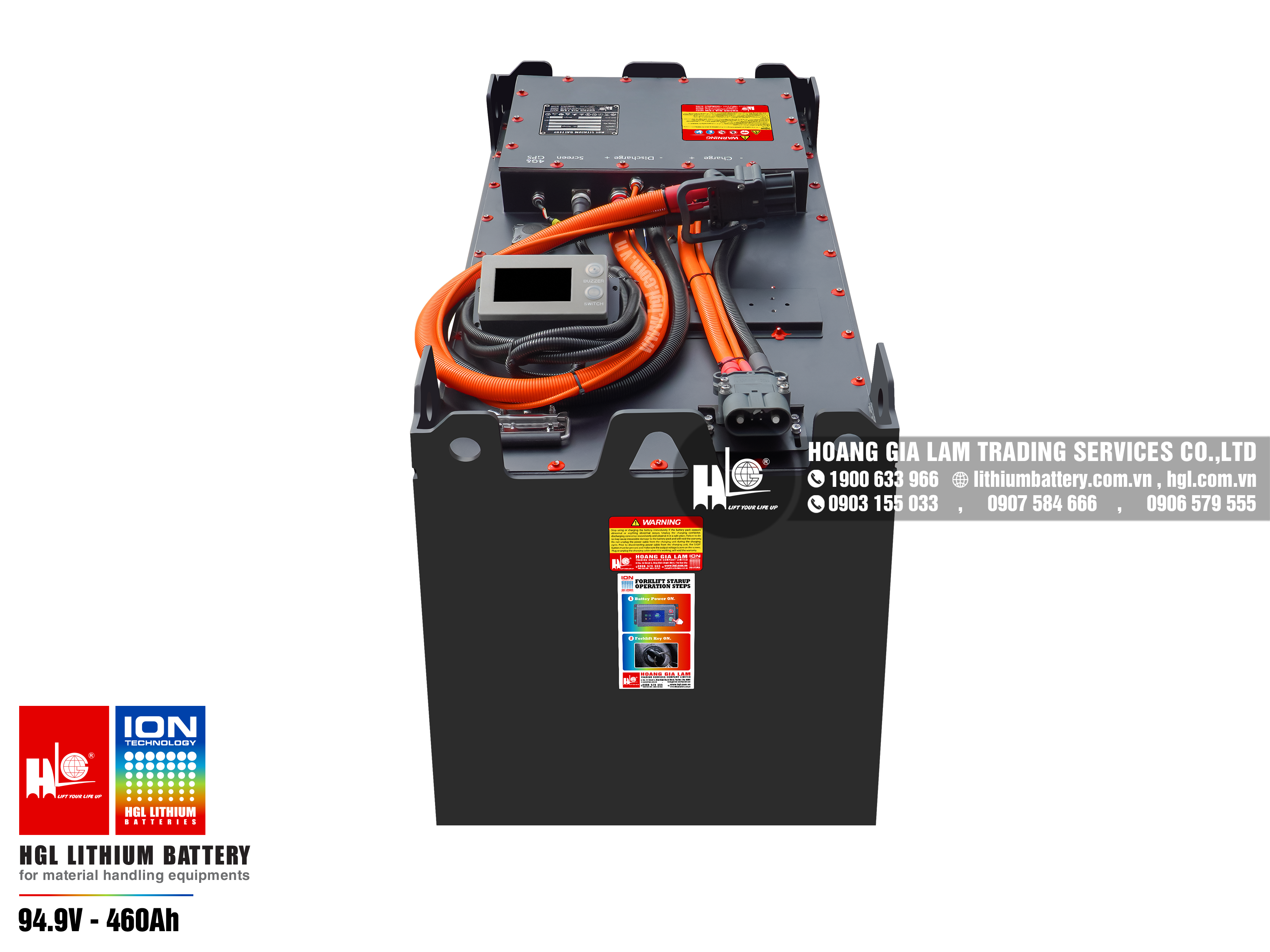 Bình điện lithium HGL 94.9V-460Ah